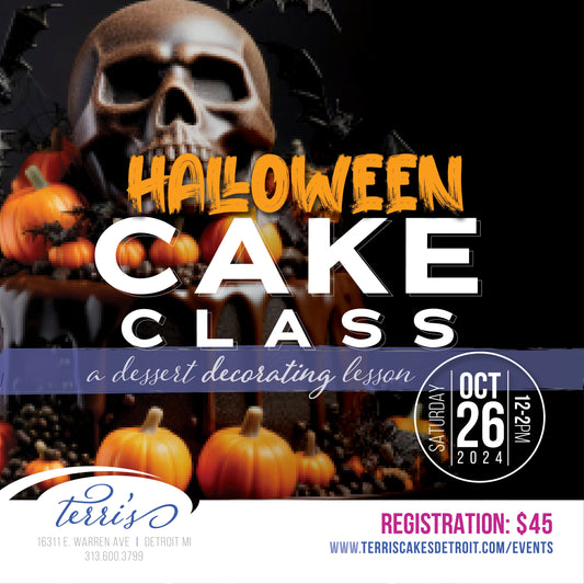 Halloween Cake Class